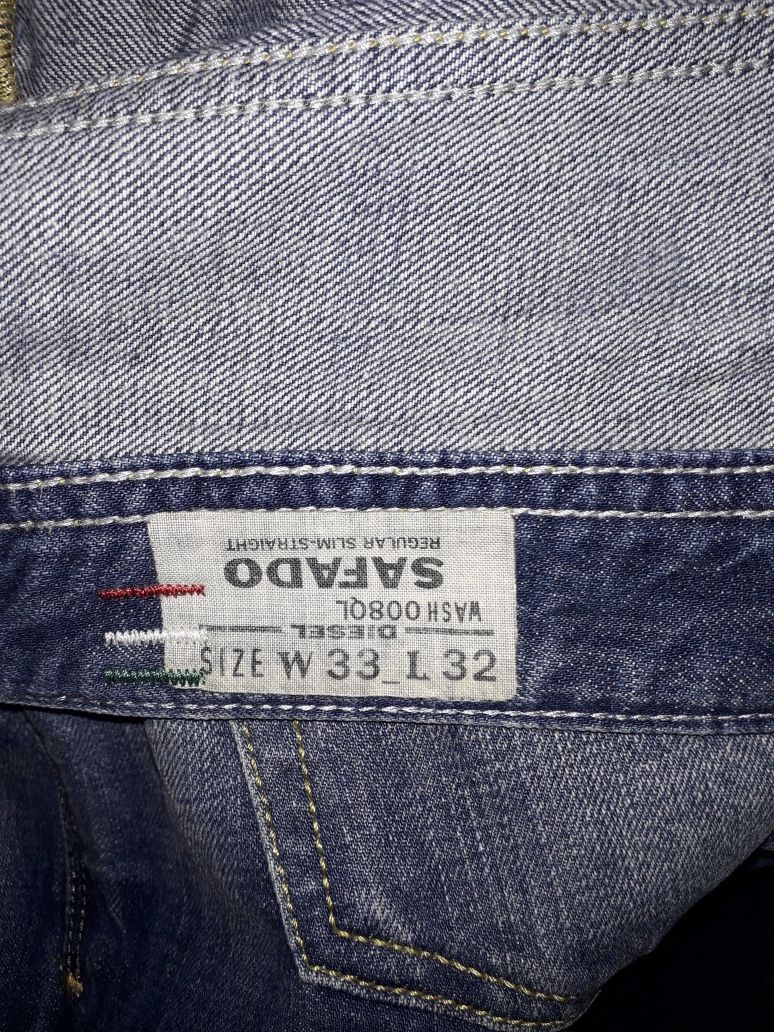 Мужские фирменные джинсы Diesel размер 33/32(Италия)