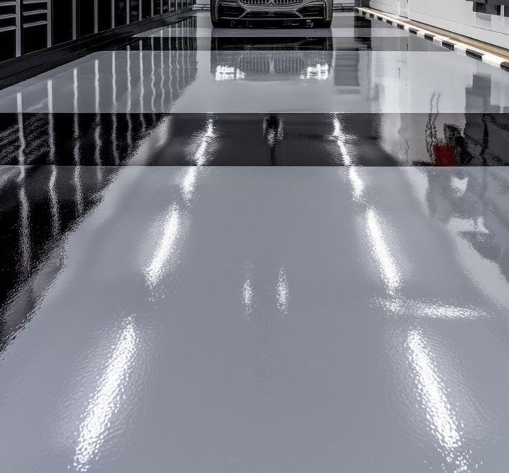 Эпоксидный наливной пол под ключ