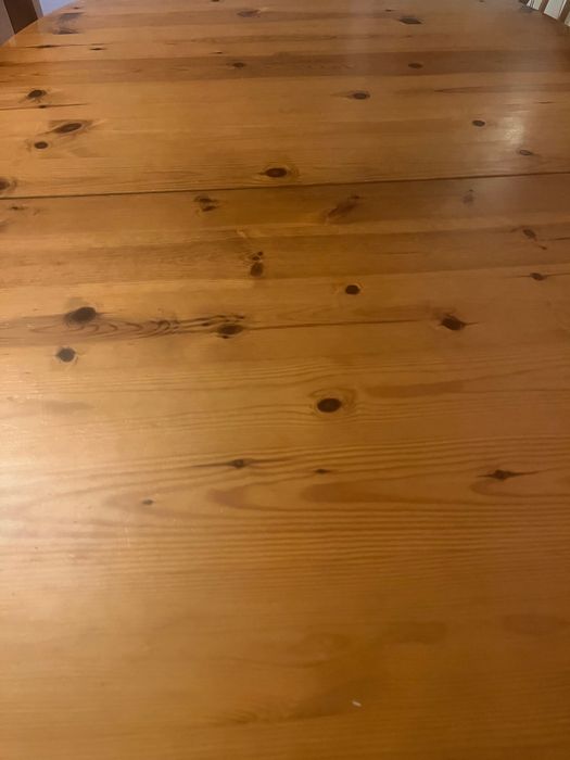 Masa extensibila lemn masiv 6 persoane 160/100