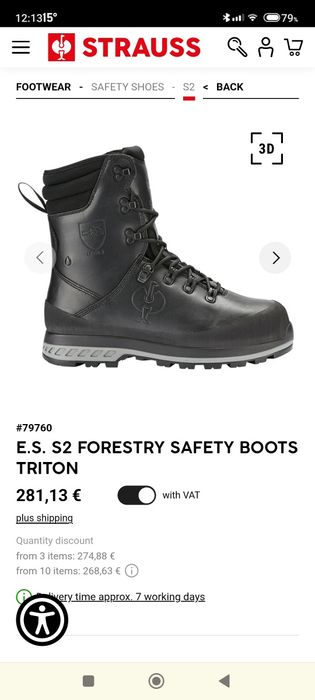 Bocanci Nr 40 Engelbert Strauss Triton forestieri drujba