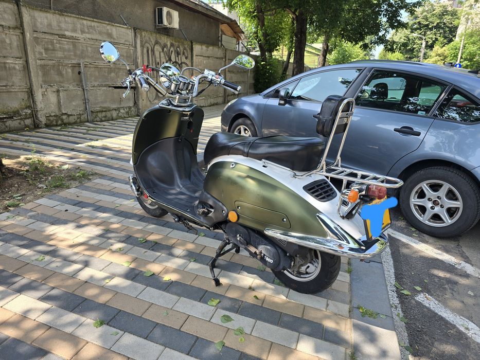 Scuter 50cc retro toate actele perfect wolt/glovo/bolt