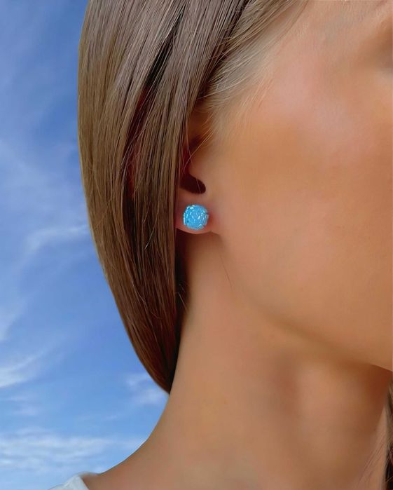 Ръчно изработени обеци, Различни цветове Японски мъниста, Стомана /925