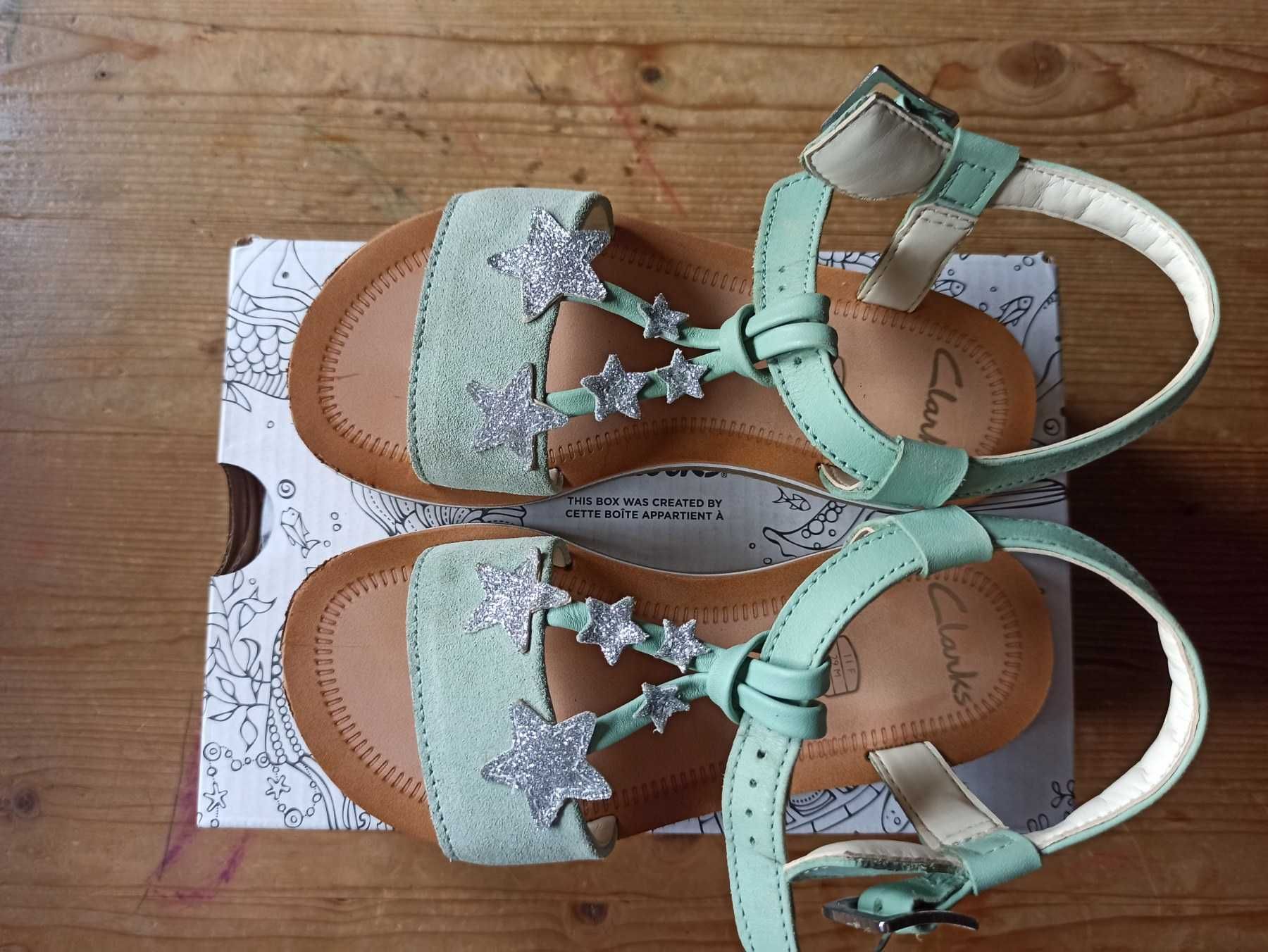 Детски сандали Clarks номер 29