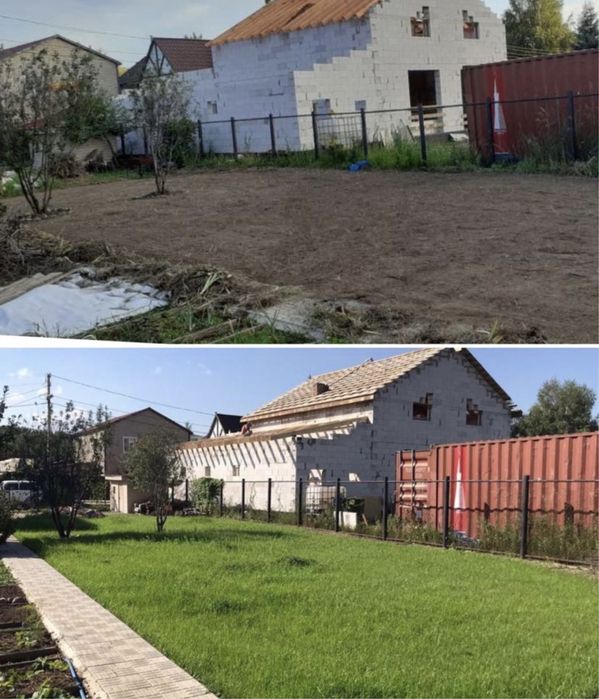 Газон, озеленение, благоустройство