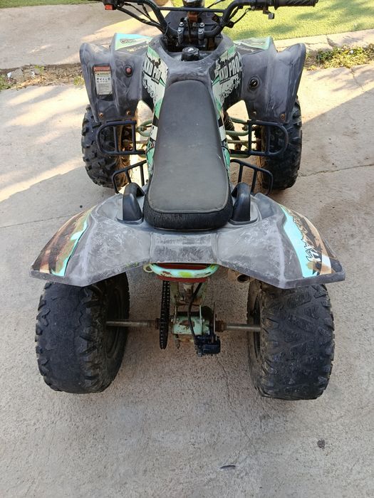 Vând sau schimb cu bicicleta ATV KXD  107cm 3+1 viteze semiautomat