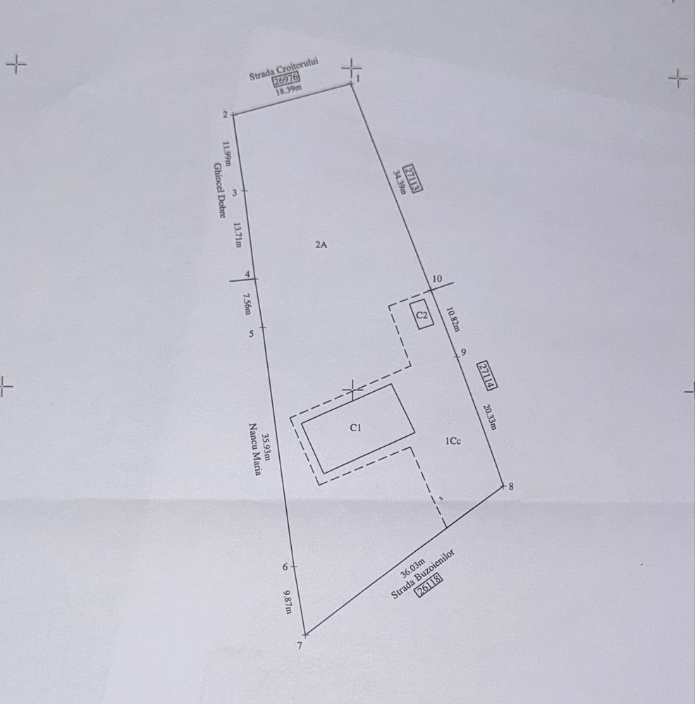 Teren intravilan de vânzare 1.860 mp | Jilavele, Ialomița