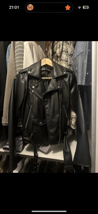 Geaca biker Zara