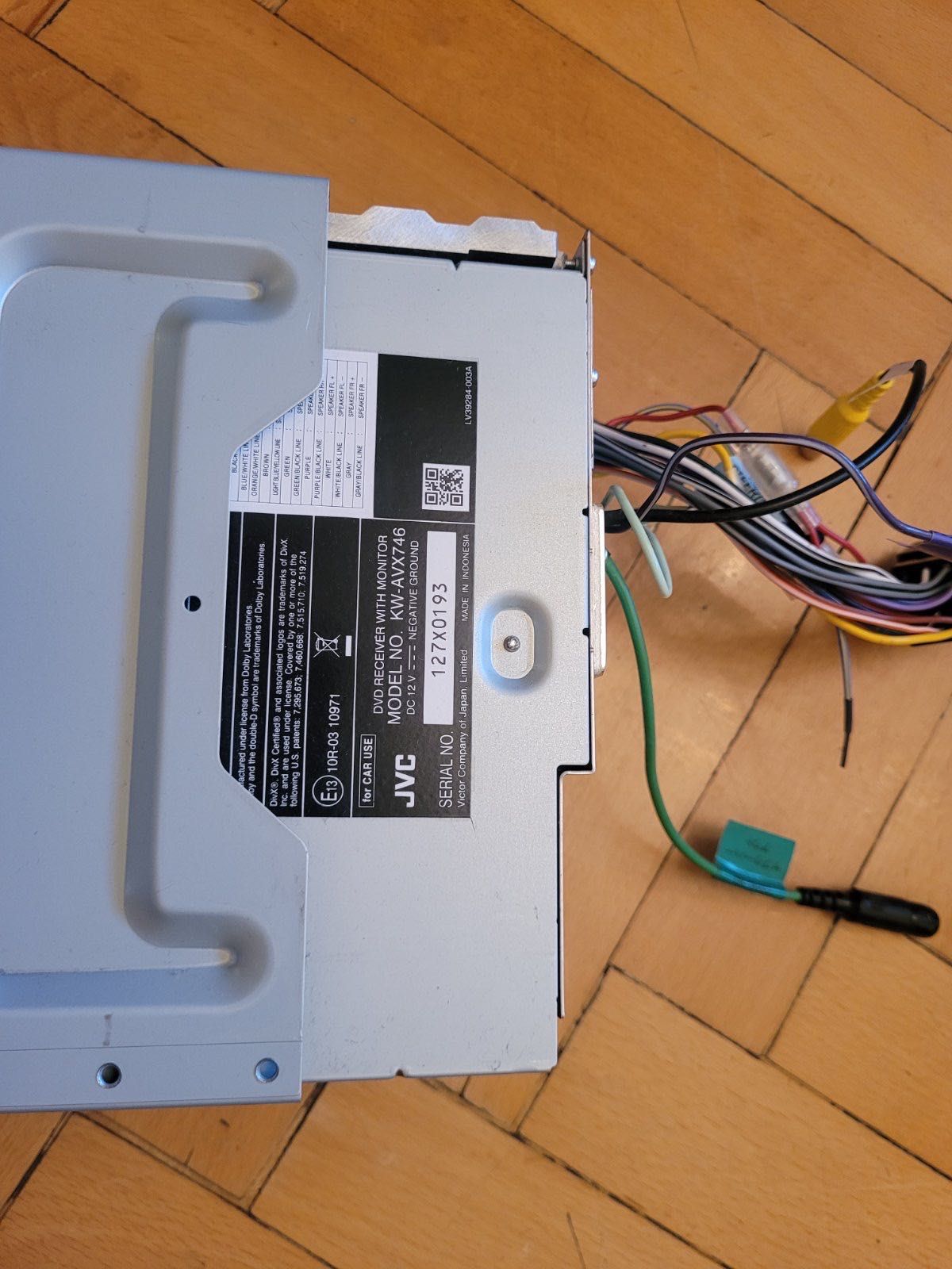 JVC DIVX + Camera + Bluetooth