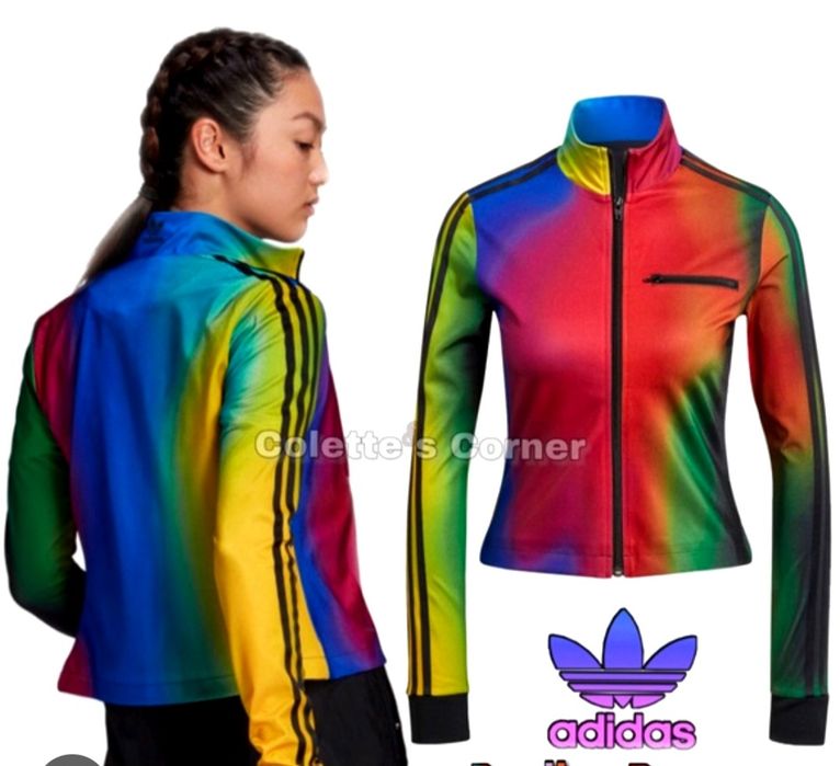 Adidas Paolina Russo оригинален дамски суитчър  преливащи цветове М/Л