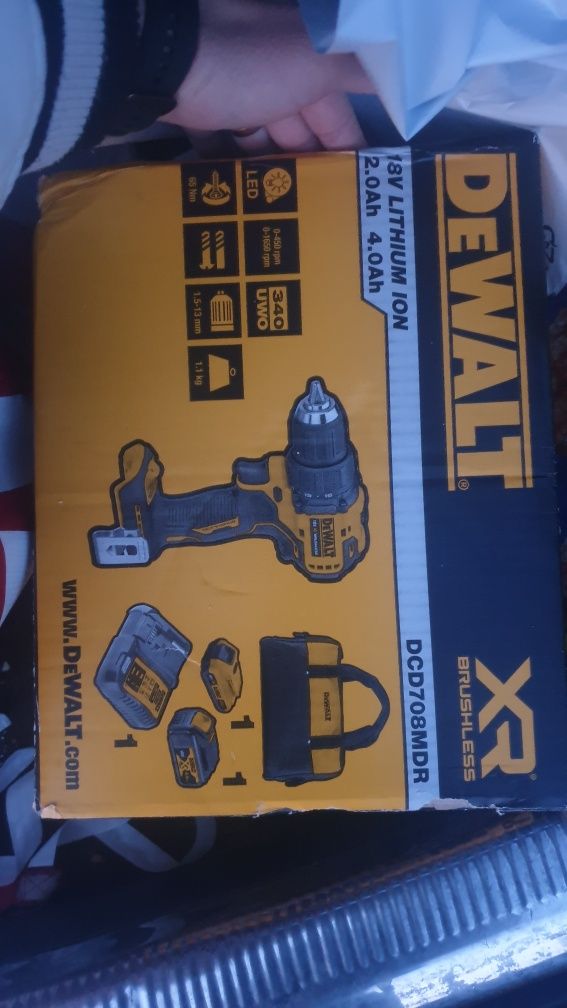 Set dewalt dcd 708 si dcd 709