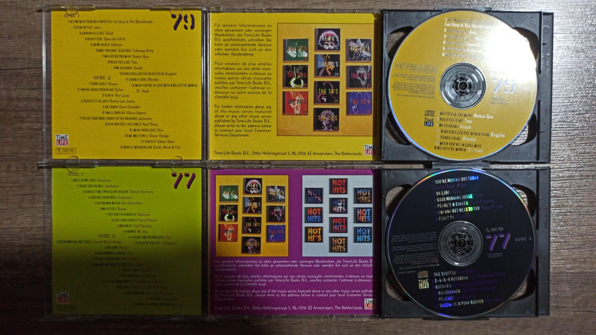 Lot 4 CDuri duble The Collection of the 70s (8CD)