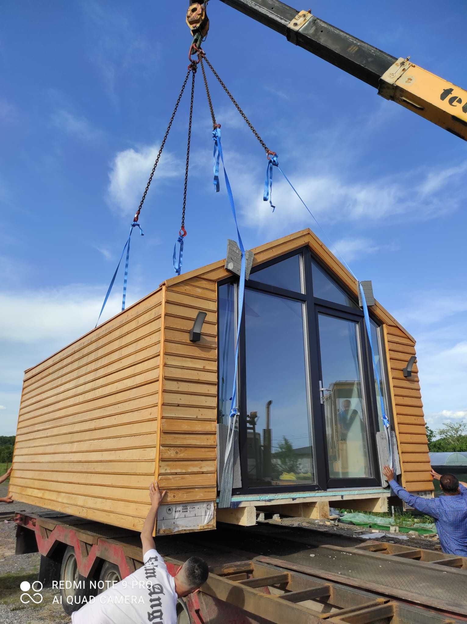Vând tiny house lemn transportabile