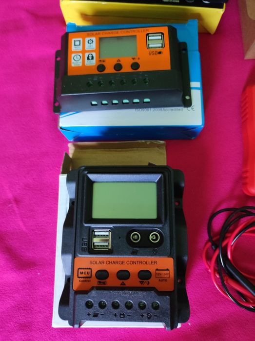 Controler solar , multimetrul