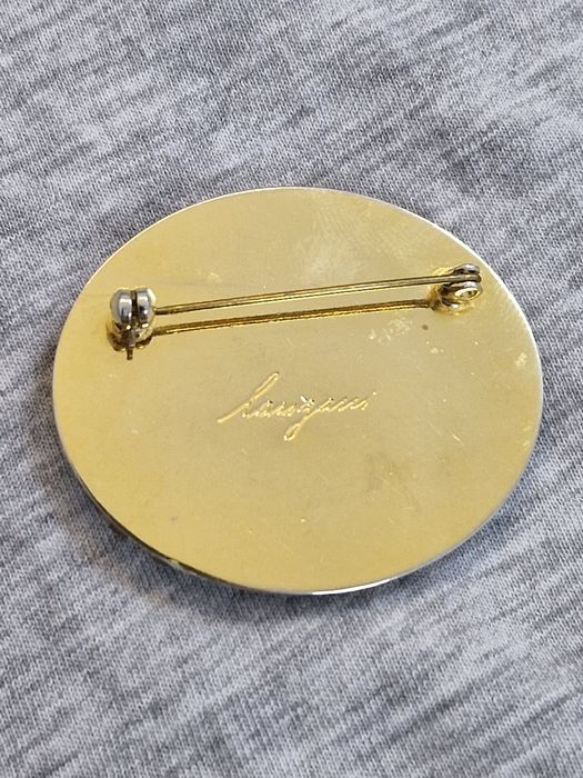 Broșă vintage, Haute Couture - semnată LANGANI (anii 1970)