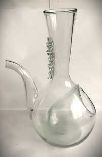 carafă sticlă (decantor) cu buzunar de gheață, 1L