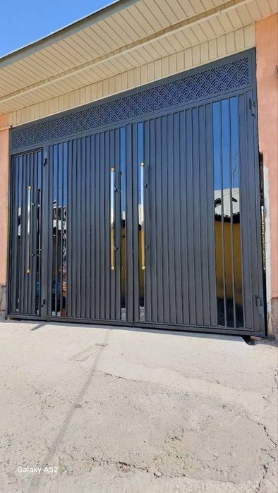 Bizda darvozalarga paqat qalin materal ishlatamiz arzon darvoza yoq...