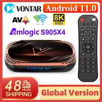 VONTAR X4 Android 11 iptv 64GB Smart TV Box configurat, Kodi, Stremio