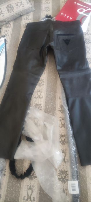 Оригинален кожен панталон телешки бокс тип дънки Даинезе/Dainese