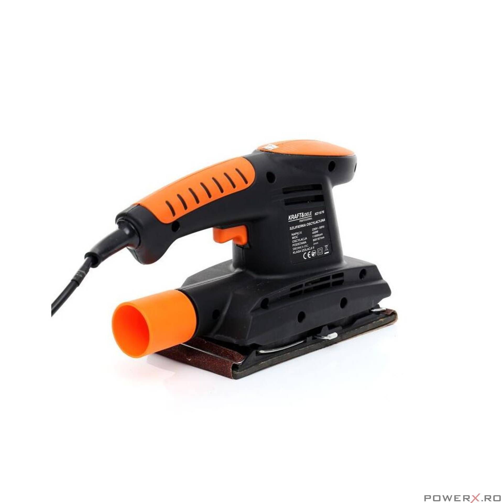 Slefuitor orbital pentru lemn, metal si plastic, cu talpa