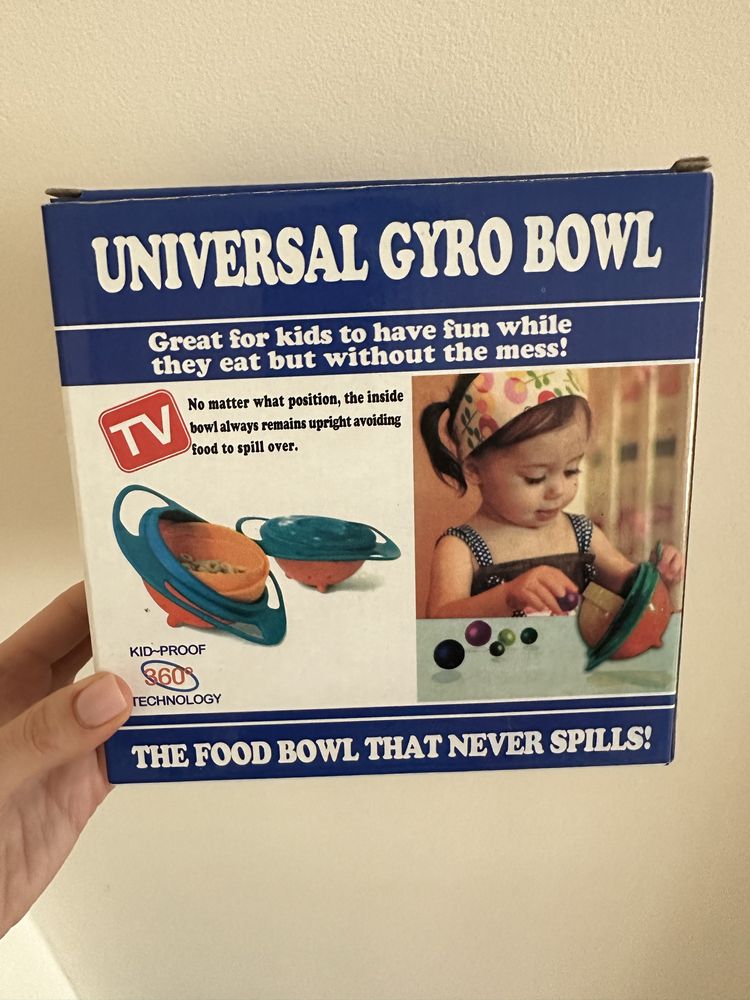 Bol pt bebelusi antirasturnare Gyro Bowl