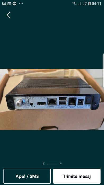 Vând Receptor /receiver VU zero hd