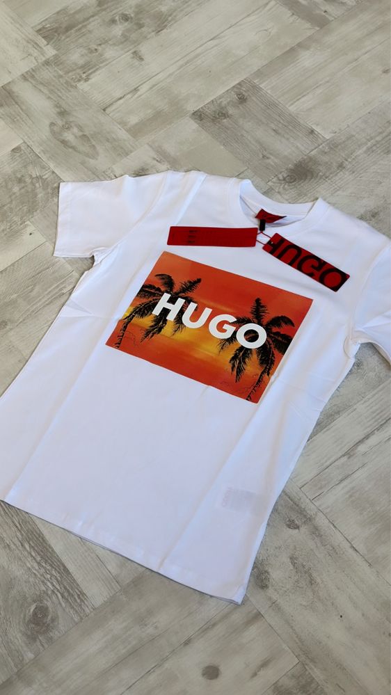 Tricou HUGO Palm S L XL XXL