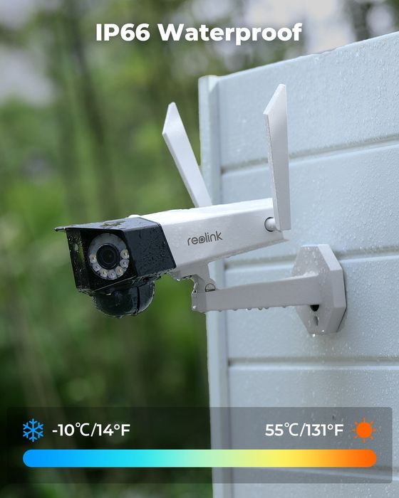 Camera de supraveghere Reolink DUO 4G cu panou solar