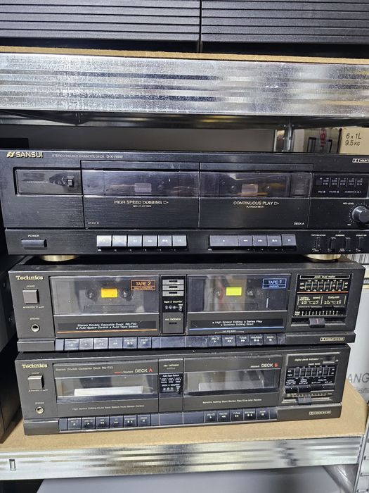 Akai, Technics, Sansui..