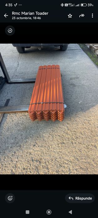 Tabla vopsita alba și gri si șipcă metalica(8004)