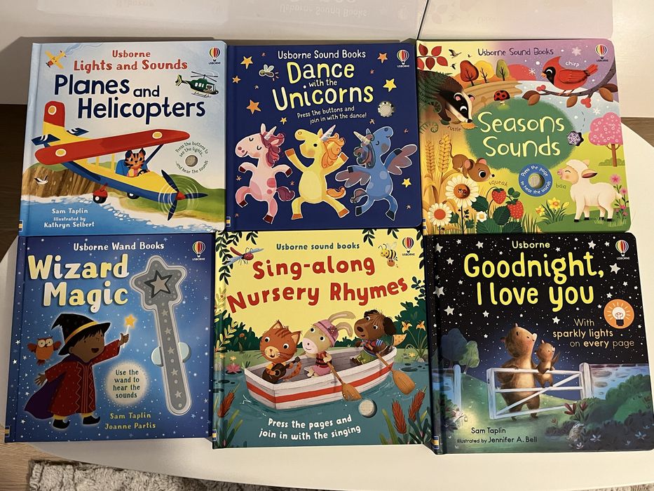 Carti noi cu sunete si luminite Usborne