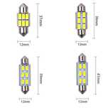 Автомобилни Сулфидни Лед LED 5730 Крушки 31мм 36мм 39мм 41мм C5W C10W