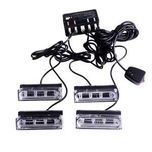 Stroboscoape Auto LED COB – 4 Module, 8W, 12V, Galben,