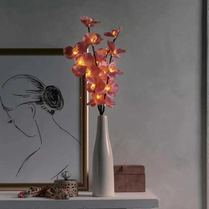 Декоративна ваза с LED светещ цвят декоративна клонка Livarno Home