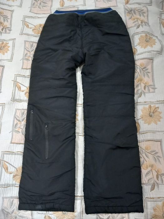 Утеплённые зимние штаны на подростка