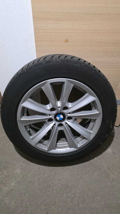 Vând set jante aliaj BMW si anvelope iarnă Hankook 17”