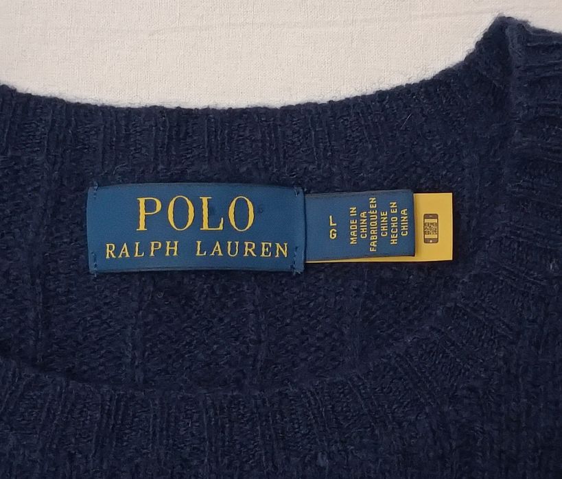 POLO Ralph Lauren Wool Cashmere Pullover оригинален вълнен пуловер L