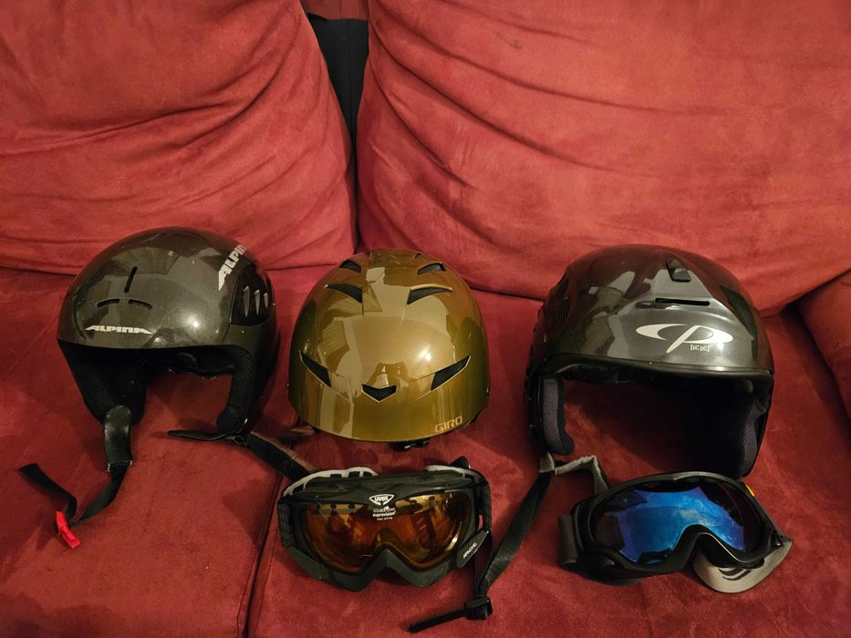 Casca ski copii si adulti neagra 53-56 61-64 si 52-55.5 maro