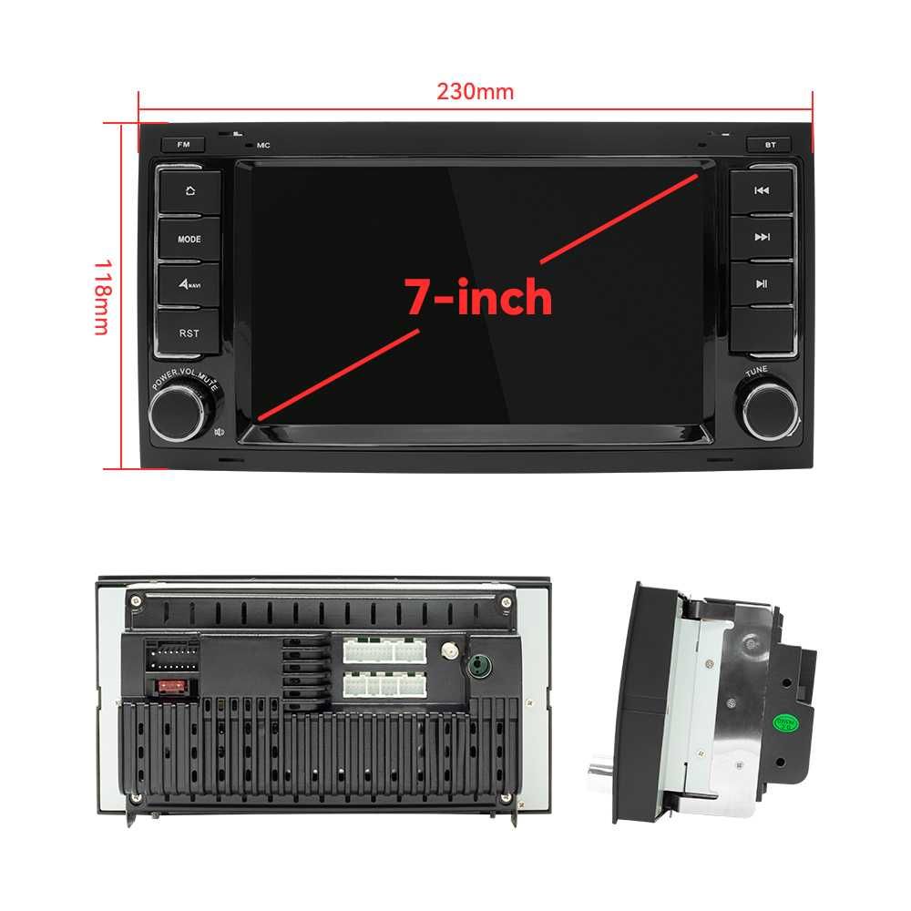 Мултимедия 7" Android 12 за VW Touareg T5 Multivan GPS CARPLAY DSP RDS