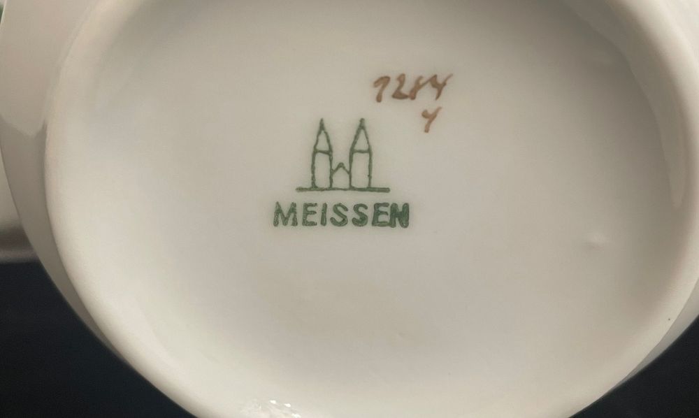 Meissen порцеланови чаши, 3 броя
