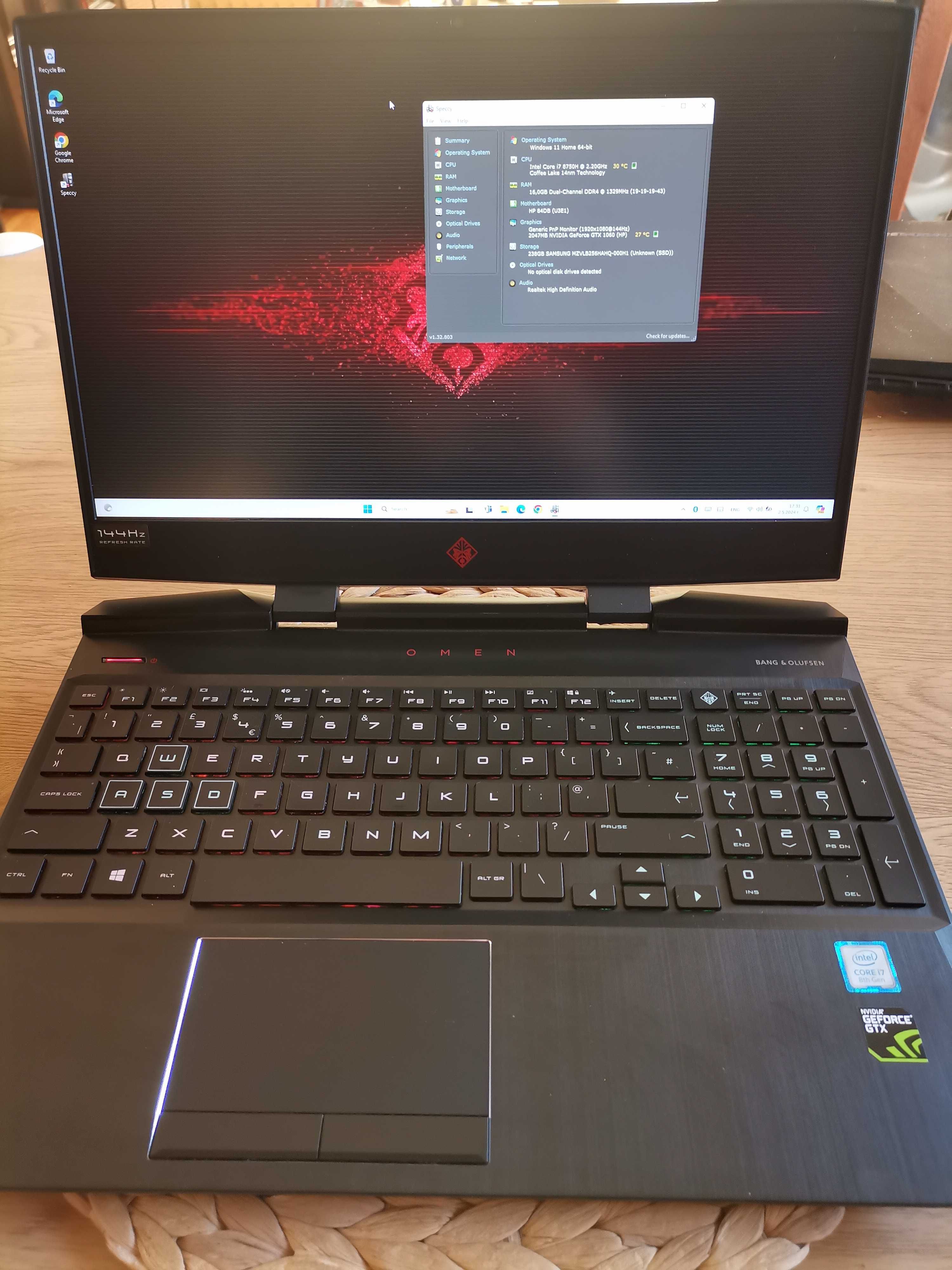 Геймърски HP Omen 15-dc0029na