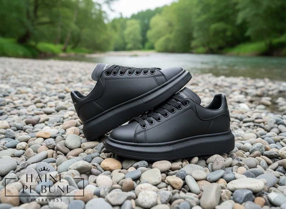 Adidasi Alexander Mc Q u e e n Negru - Adidasi Premium