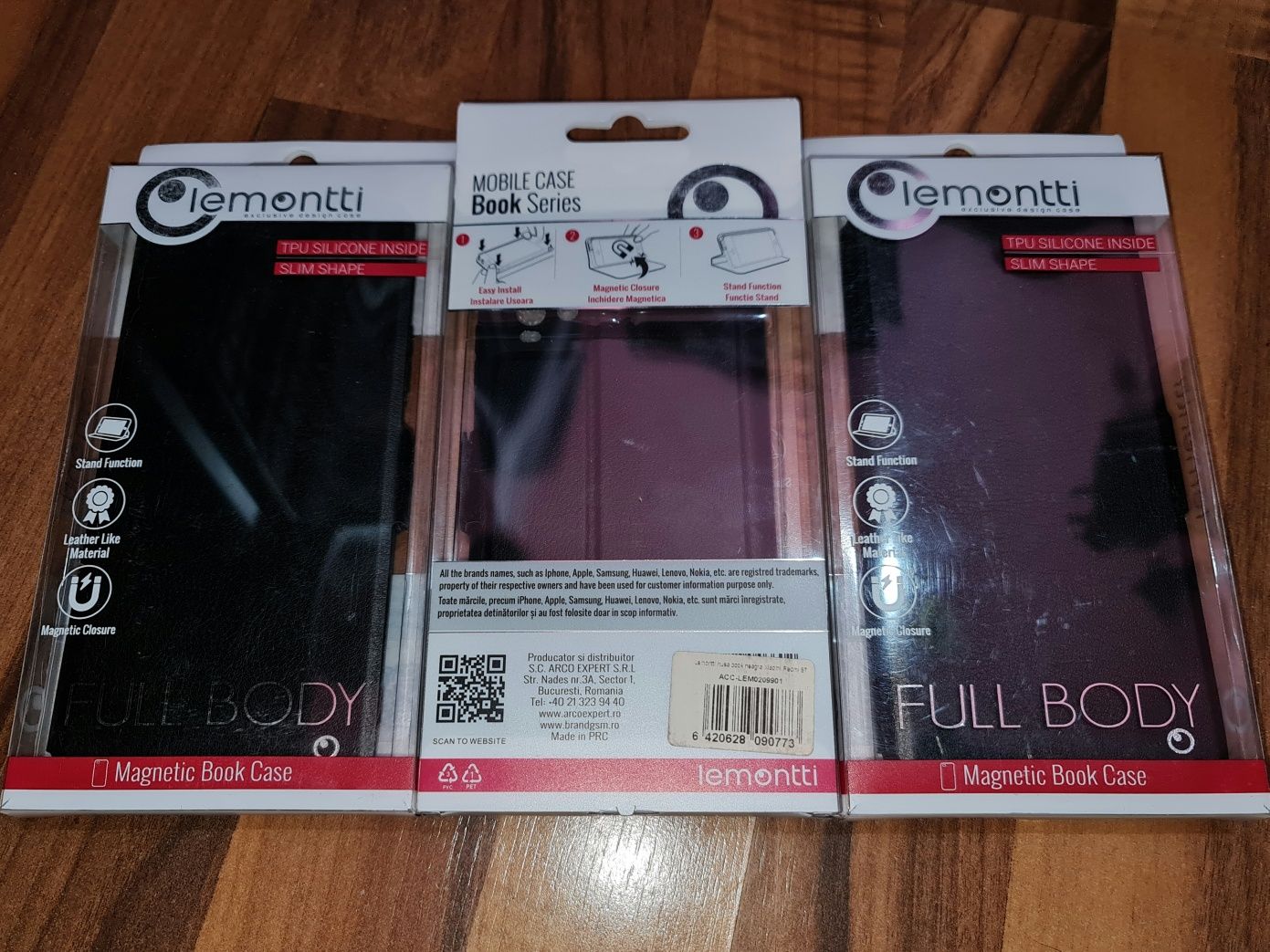Husa flip originala Lemontti Magnetic Book Case Xiaomi Redmi 9T