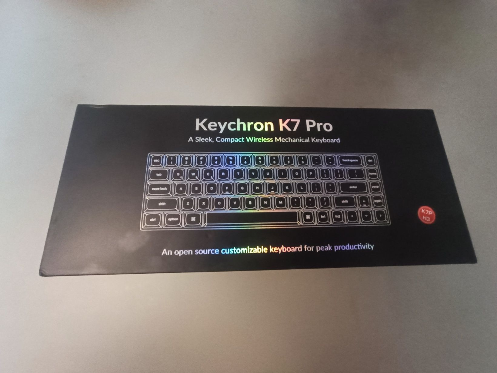 Геймърска Механична клавиатура Keychron K7 Pro QMK/VIA 65% Hot-Swap