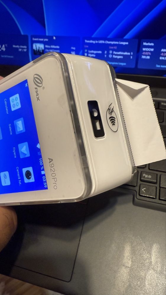 Terminal POS Smart Android Pax A920 Pro Scanner  Imprimanta icorporata