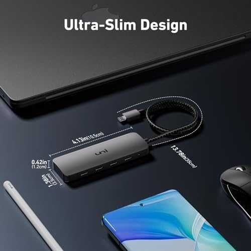 Нов USB-C хъб 10Gbps с 4 порта и 100W захранване за MacBook, iPad