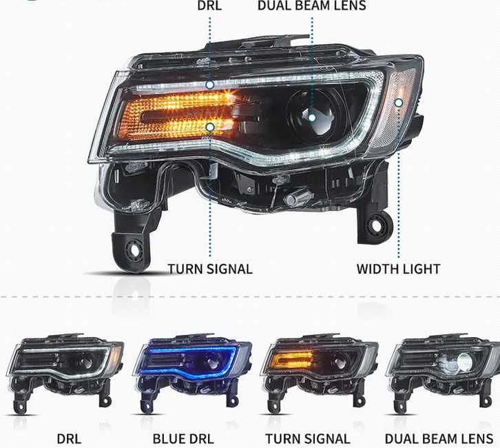 Налични Фарове Jeep Grand Cherokee WK2 2014+