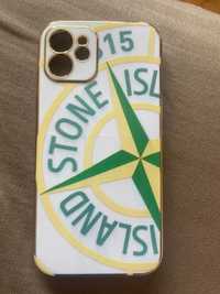 Husa iphone  12 stone island silicon noua