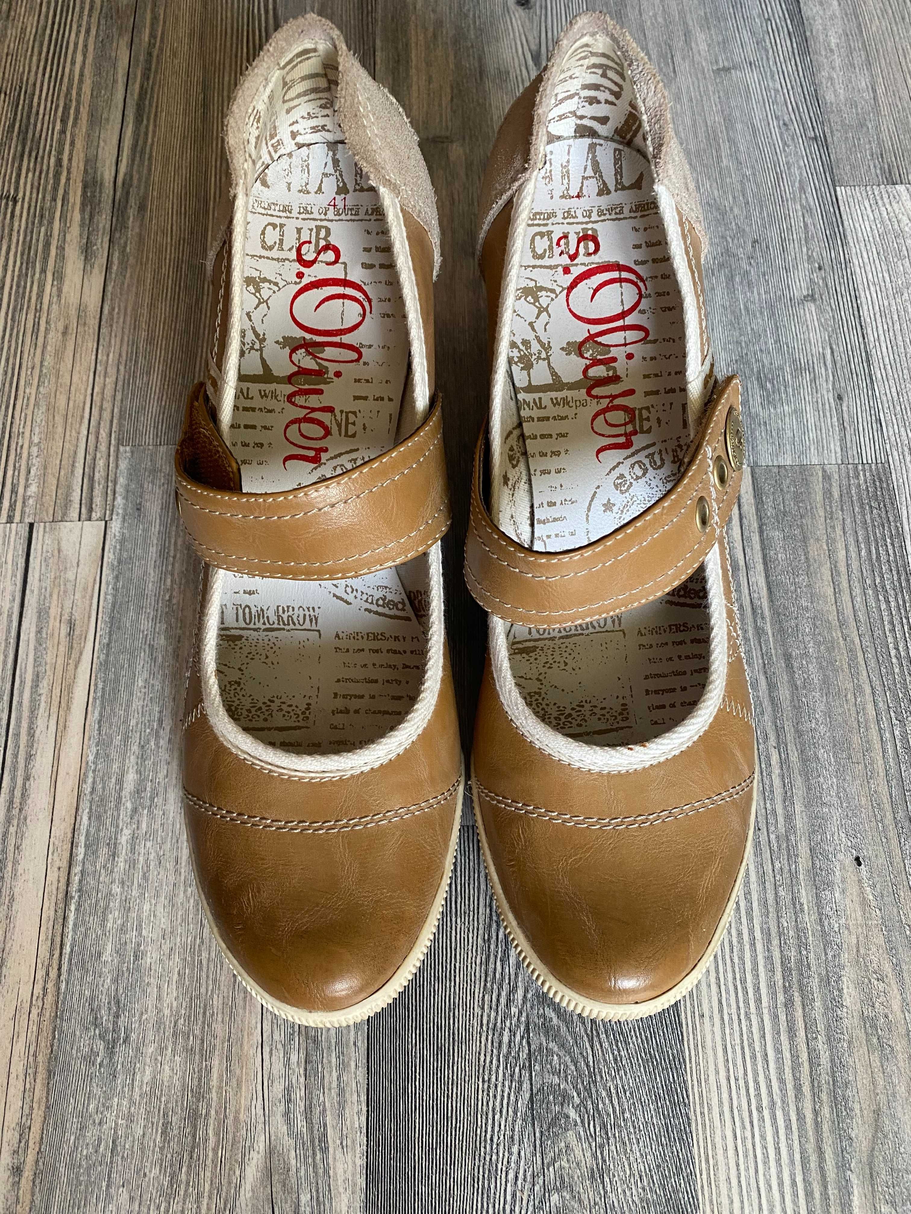 обувки s oliver кожа