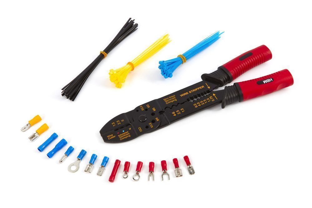 Set cleste pentru sertizat si papuci electrici 271 piese