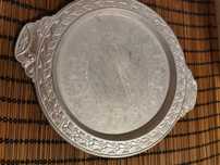 Tava Gravata Platou Vintage din Aluminiu